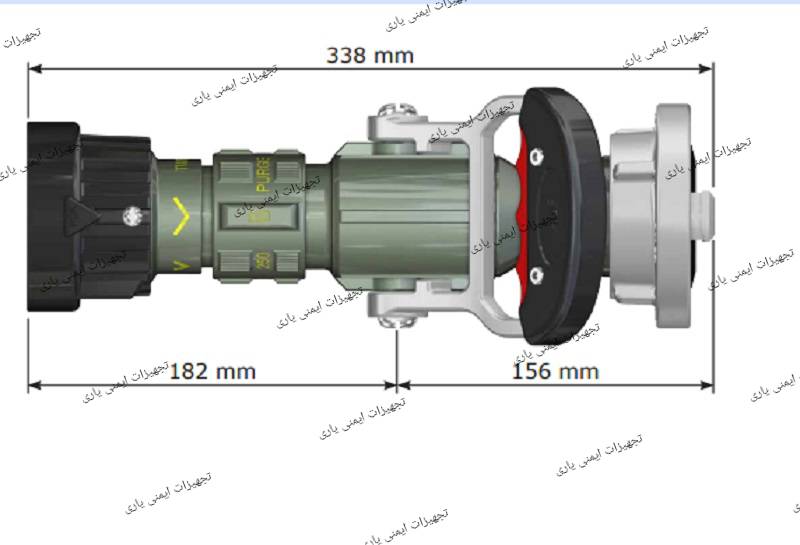 نازل آتش نشانی POK Turbokador 500 - تصویر 3